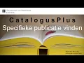 Download Lagu CatalogusPlus - Specifieke publicatie vinden