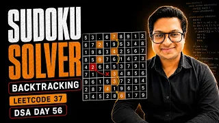 Sudoku Solver Using Backtracking in Java LeetCode 37 DSA Day 56