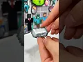 I made an iron ingot from Minecraft using Perler beads