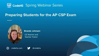 Preparing Students for the AP CSP Exam