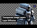 Transparent AI images with Layer Diffusion in ComfyUI