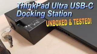 Lenovo ThinkPad Ultra Docking Station USB-C Review - Setup Features
