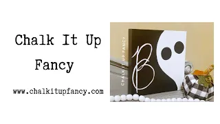 DIY Painted BOO Sign