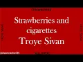 Download Lagu Strawberries and cigarettes lyrics - Troye Sivan