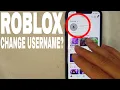 How To Change Username On Roblox