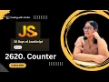 2620 Counter 30 Days of Javascript Leetcode-2620 30 Days Challenge Closures