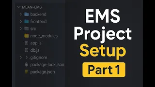 EMS Project Setup with MEAN Stack Angular Node js MongoDB Codenest Series Part 1