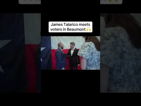 James Talarico meets voters in Beaumont
