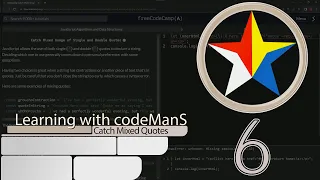 JavaScript Debugging Catch Mixed Usage of Single and Double Quotes FreeCodeCamp