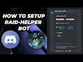 how to setup Raid-Helper bot discord on your discord server very easily on Event fun