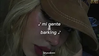 Download mi gente x barking // un dos tres, i might link my ting from barkin’ (slowed + reverb) MP3