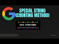 Coding Interview Question - Special String Counting Method C