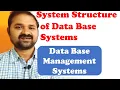 System Structure of Data Base System DBMS History of Data Base Management System