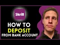 How To Deposit Money in Skrill From Bank Account Easy Fast