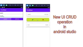 CRUD Operations with cardView In Android SQLite SQLite create Read update delete data android