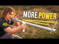 DIY PVC Slingshot Rifle INSANE Projectile Power