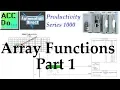 Master PLC Arrays Unlock Indirect Addressing Sequencing