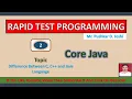 Difference between C C Java Part 2