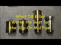 DB Killers for Mid Pipe Motorcycle Muffler for Yoshimura or Other Exhausts
