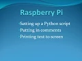 6 Raspberry Pi-Printing Hello World on screen