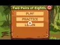 12 Rhythm Practice - Two pairs of eight notes
