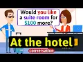 At the hotel booking a hotel room - English Conversation Practice