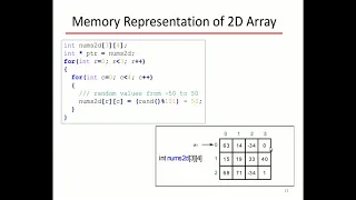 Lecture 16 Array Traversal using Pointers Part 2 of 2