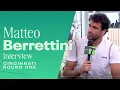 Matteo Berrettini on how he regained CONFIDENCE after injury 2026 Cincinnati