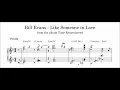 Bill Evans - Like Someone in Love - Piano Transcription (Sheet Music in Description)