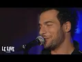 Amir chante Rétine en version acoustique guitare & contrebasse
