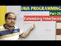 JAVA PROGRAMMING Part-28 Extending Interfaces
