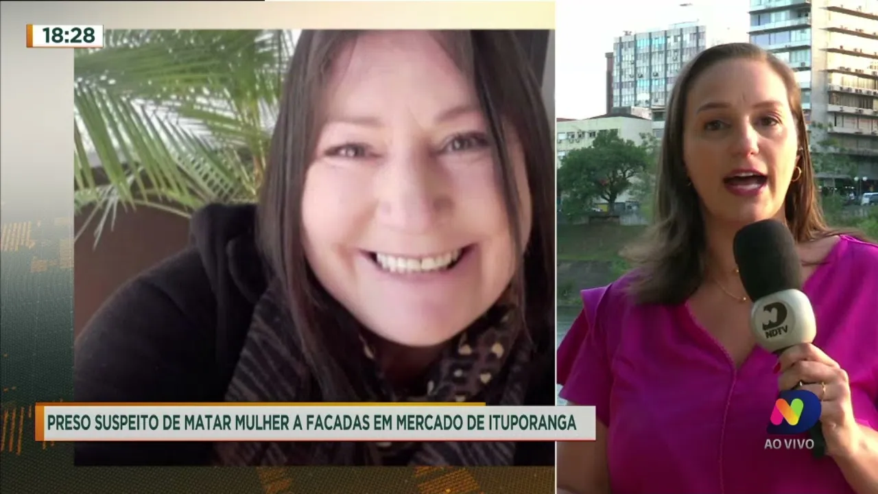 Preso suspeito de matar mulher a facadas em Ituporanga