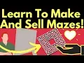 Learn How To Make And Sell Printable Mazes Online