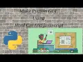 Make python GUI using Html Css and Javascript how to use eel module in python
