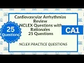 Cardiovascular Arrhythmias Questions and Answers 25 Cardiovascular System Nursing Exam Test