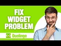 How to Fix Duolingo App Widget Problem Easy Solution