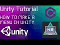 Unity Tutorial - How to make Main Menu in Unity in 5 minutes 2022 Updated