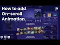 Intersection Observer API - How to add On-scroll Animation to a website HTML CSS and JavaScript
