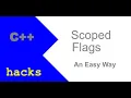Scoped Flags in C -