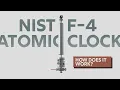 How does the NIST-F4 fountain clock work