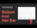 How to create a Bottom Icon Navigation Bar - HTML CSS Tutorial