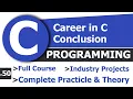 Conclusion of Course Career in C Programming Complete C Tutorial