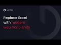Replace Excel chaos with low-code - create modern web applications with GAPTEQ