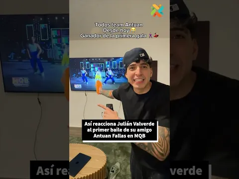 Así reacciona Julián Valverde al primer baile de su amigo Antuan Fallas en #MQB