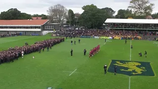 New Zealand Schools' Incredible Pre-Match Spectacle: Auckland Grammar v Kings College Haka