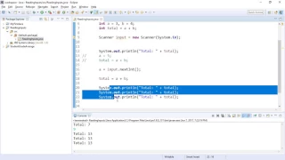 Java Programming 1 - Reading Inputs From Keyboard