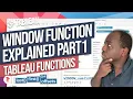 What is the Window function in Tableau Part1 Tableau Functions