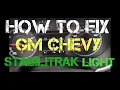 HOW TO DIAGNOSE AND Fix ANY Service Stabilitrak Light