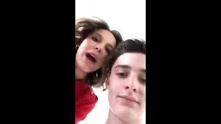 Noah Schnapp ft Millie Bobby Brown - Instagram Live June 29 2019