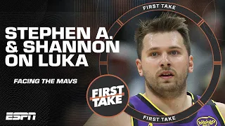 Stephen A. COMPLETELY DISAGREES with Shannon Sharpe about Luka Doncic facing the Mavs 📢 | First Take